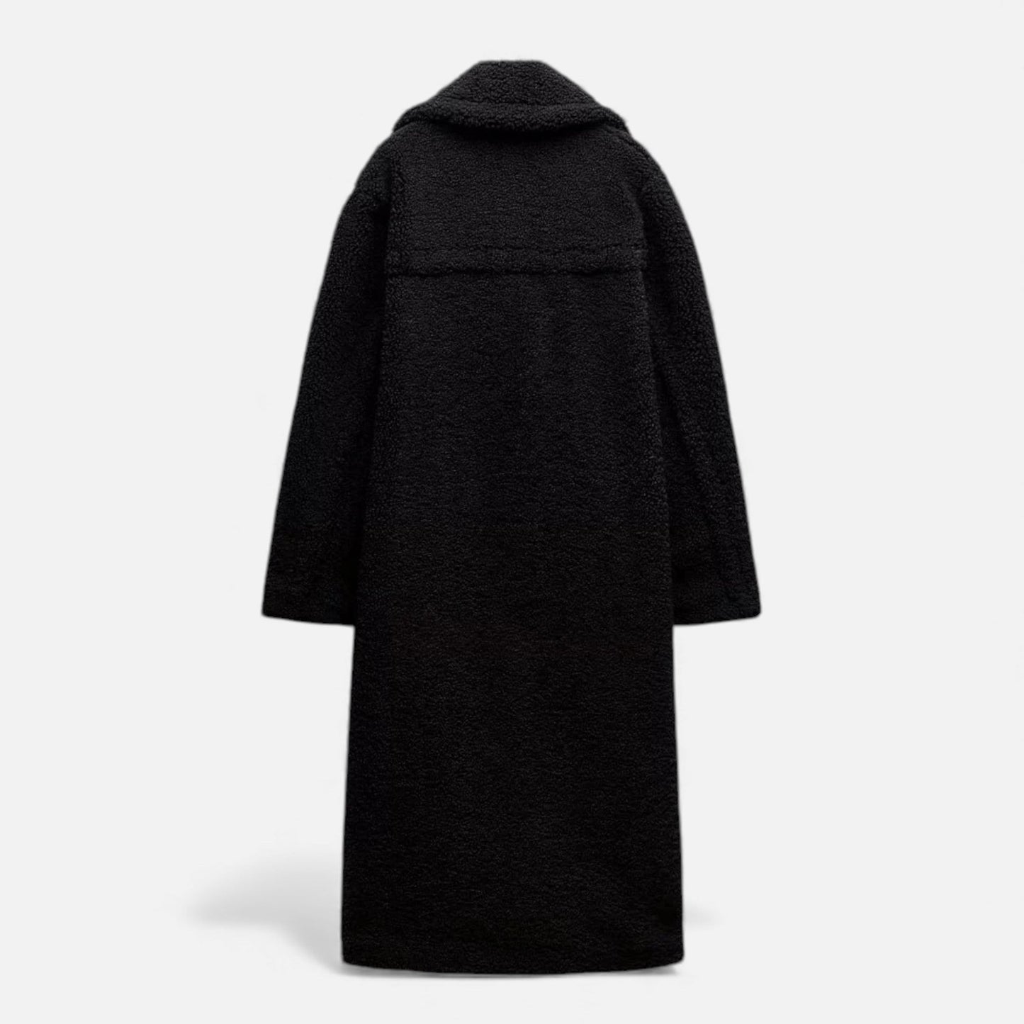 Plain Dept | Women’s Long Double-Breasted Teddy Coat