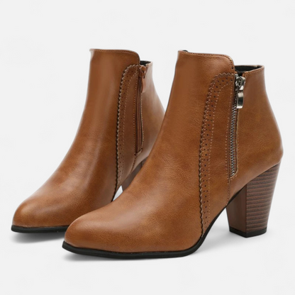 Plain Dept | Women’s Retro Zip-Heel Boots