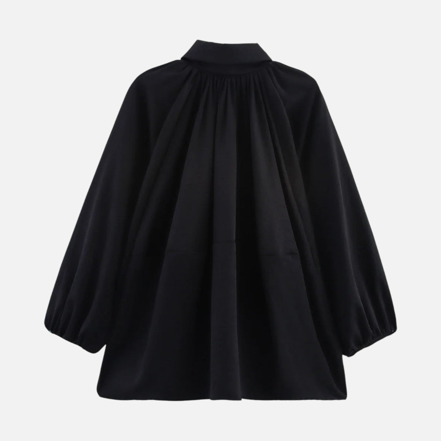 Plain Dept | Women’s Pleated Lapel Blouse