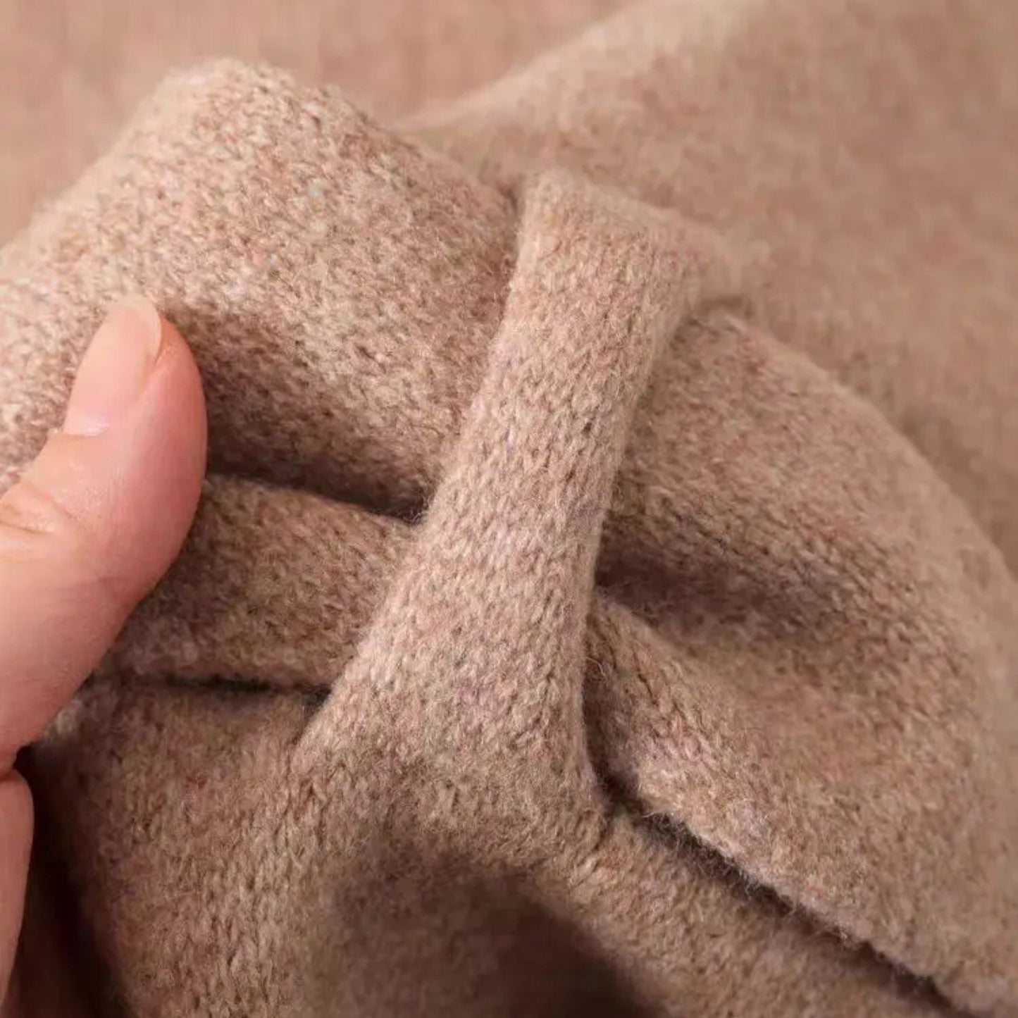 Plain Dept | Women’s Oversized Wool-Blend Triangle Shawl Scarf