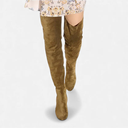 Plain Dept | Women’s Over-the-Knee Synthetic Suede Winter Boots