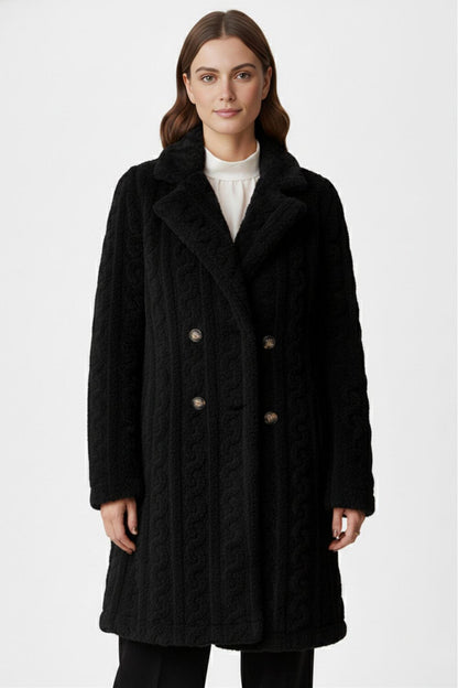 Women’s Textured Long Coat
