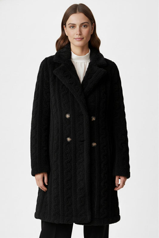 Women’s Textured Long Coat