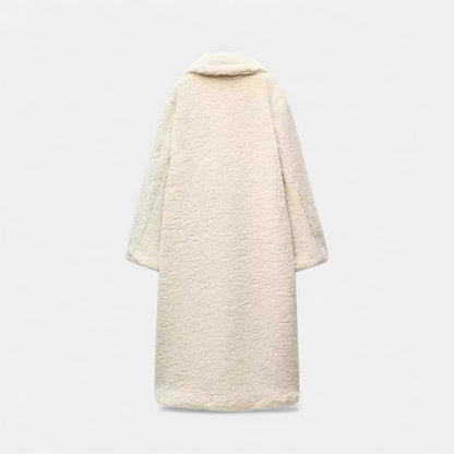 Plain Dept | Women’s Long Double-Breasted Teddy Coat