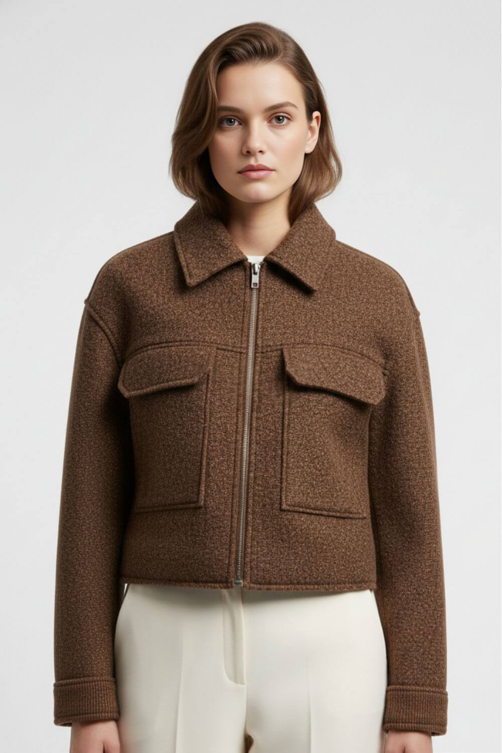 Caurelle | Women’s Cropped Tweed Jacket