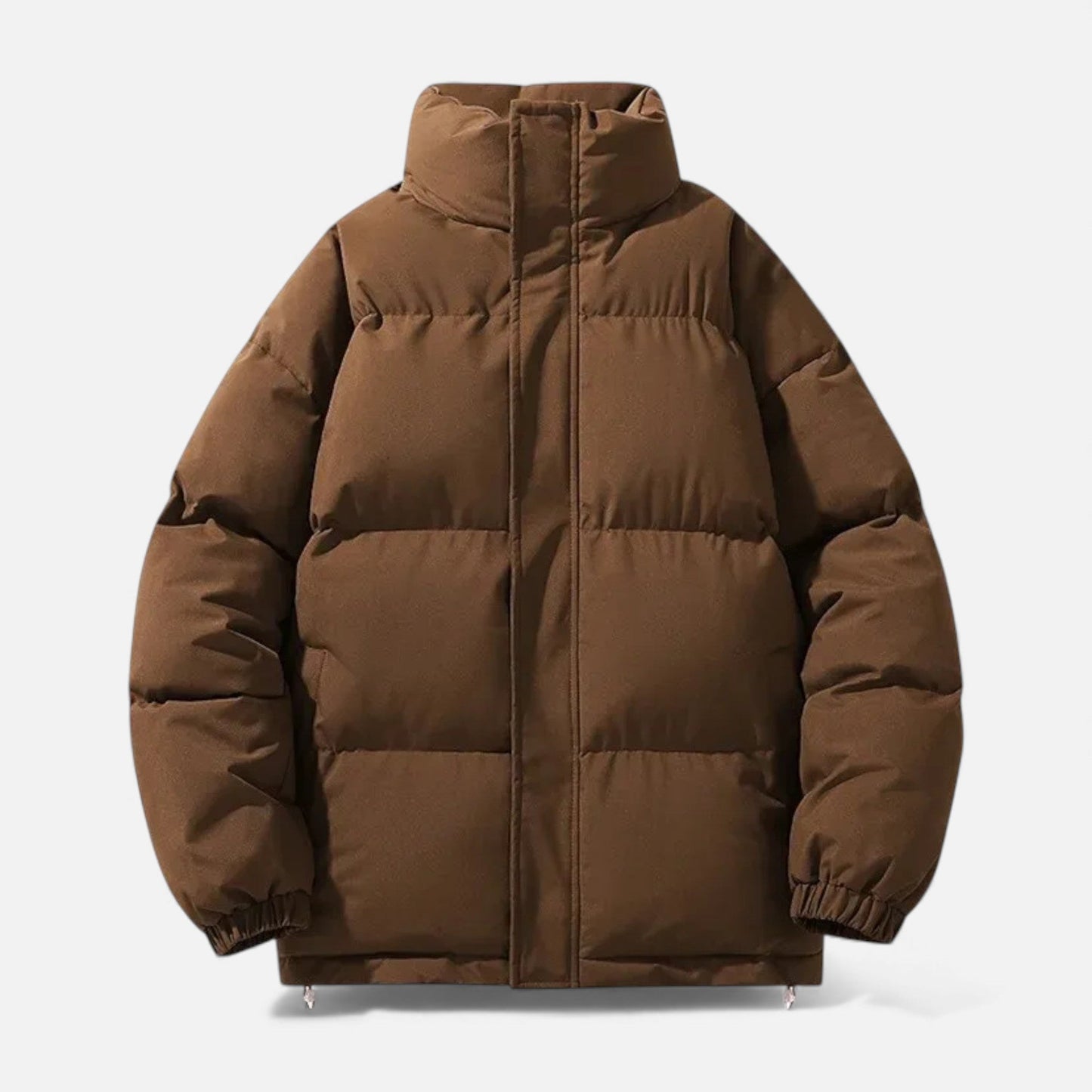 Plain Dept | Unisex Puffer Cotton Jacket with Stand Collar
