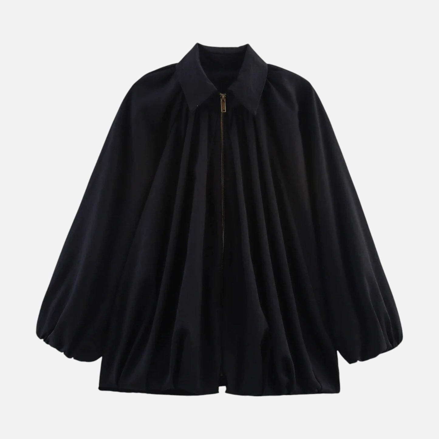 Plain Dept | Women’s Pleated Lapel Blouse