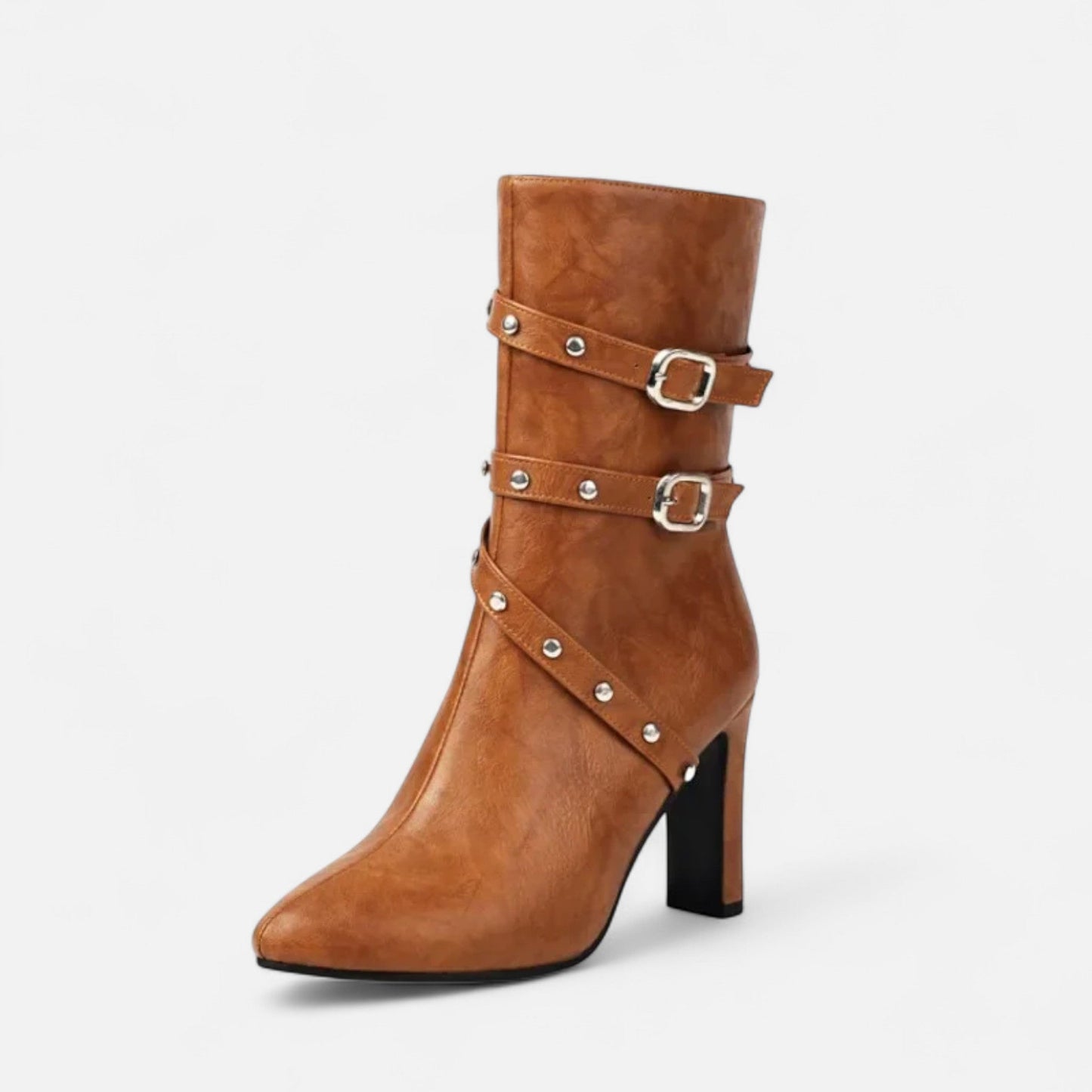 Plain Dept | Women’s Leather Ankle Boots – Winter Luxe Pointed Toe