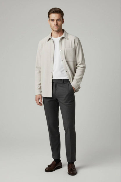 Caurelle | Men’s Overshirt Jacket – Effortless Warmth with Modern Edge