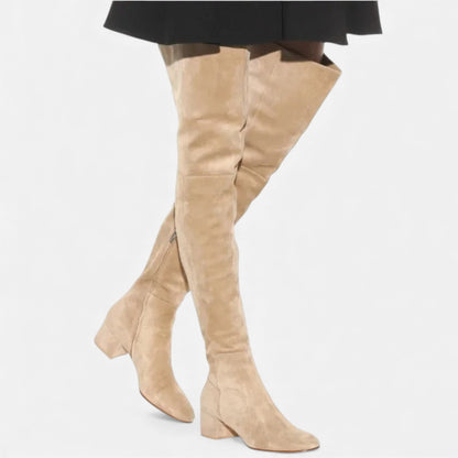 Plain Dept | Women’s Over-the-Knee Synthetic Suede Winter Boots