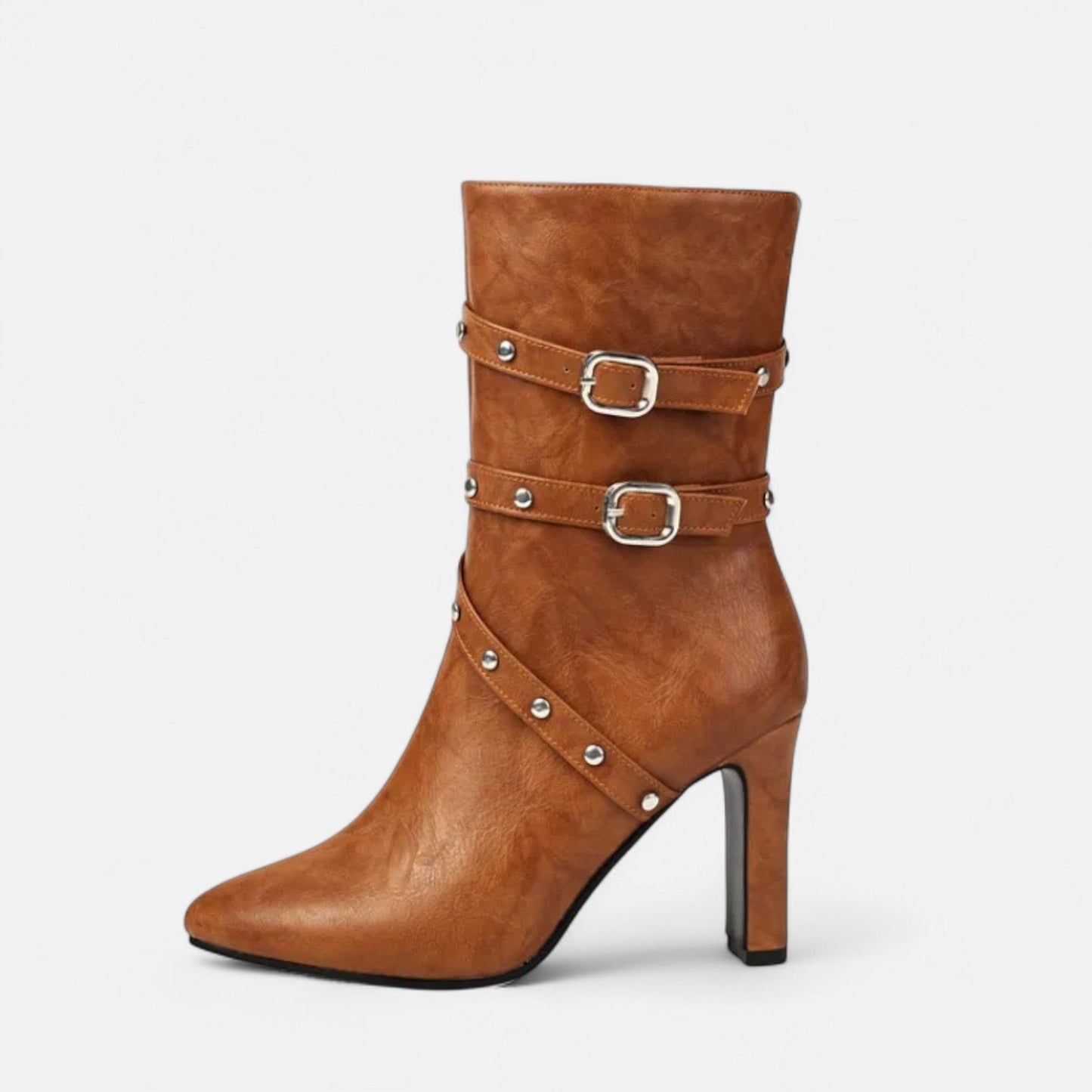 Plain Dept | Women’s Leather Ankle Boots – Winter Luxe Pointed Toe