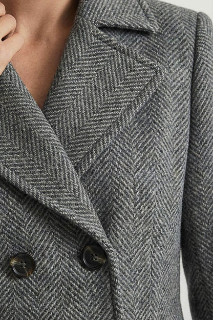 Caurelle | Women’s Long Double Breasted Elegant Coat
