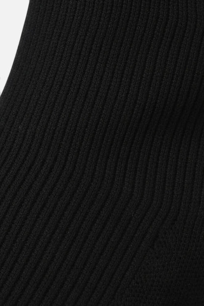 Caurelle | Women’s Knit Ankle Boots - Block Heel