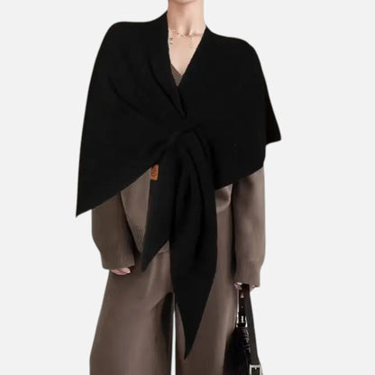 Plain Dept | Women’s Oversized Wool-Blend Triangle Shawl Scarf