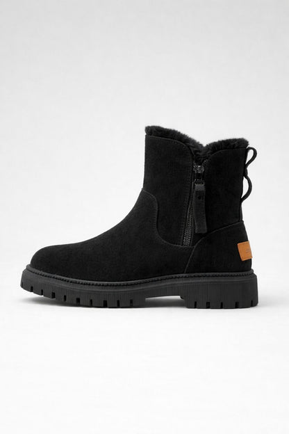 Caurelle | Women’s Plush Faux Fur Lined Winter Ankle Boots