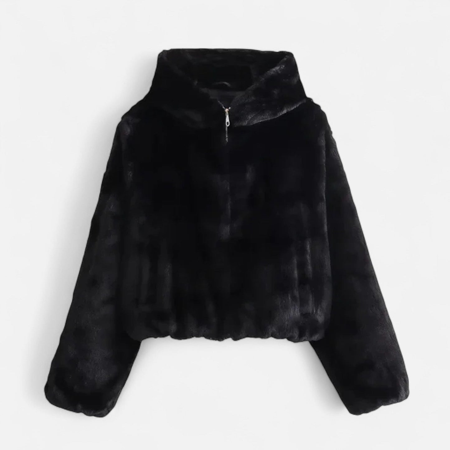 Plain Dept | Women’s Hooded Faux Fur Coat – Winter Luxe Comfort