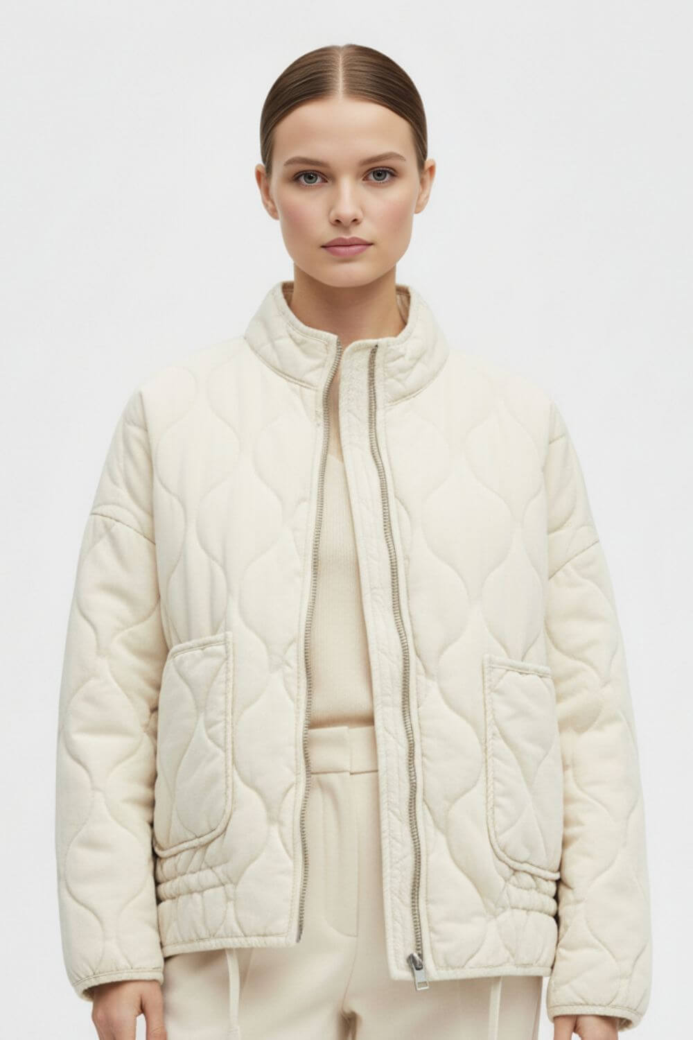 Caurelle | Women’s Quilted Padded Jacket – Classic Warmth, Contemporary Charm