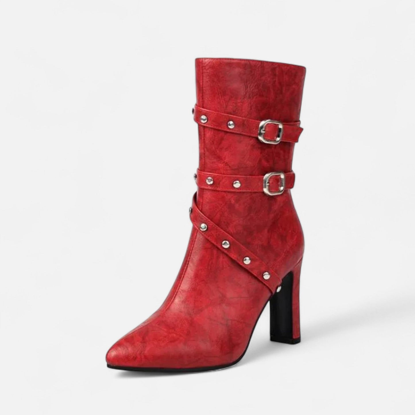 Plain Dept | Women’s Leather Ankle Boots – Winter Luxe Pointed Toe