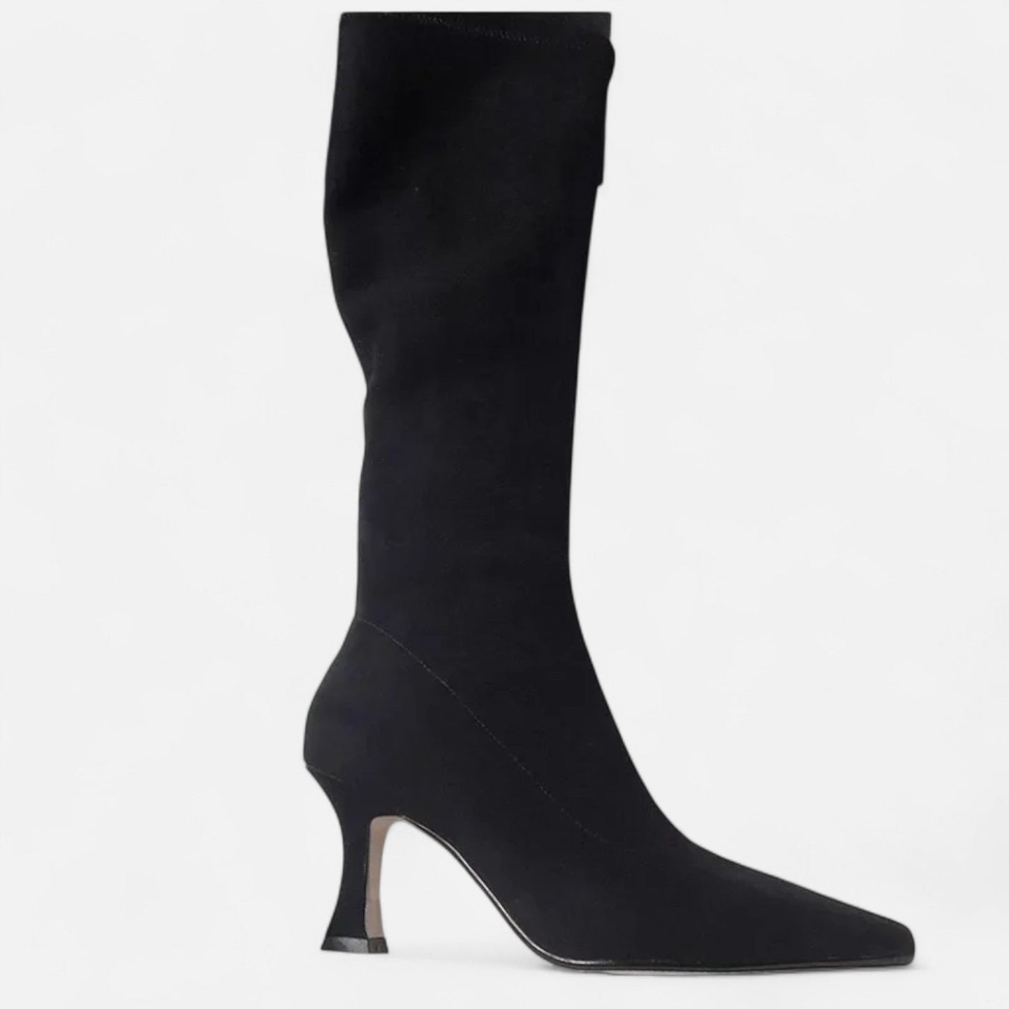 Plain Dept | Women’s Suede Thigh-High Heeled Boots
