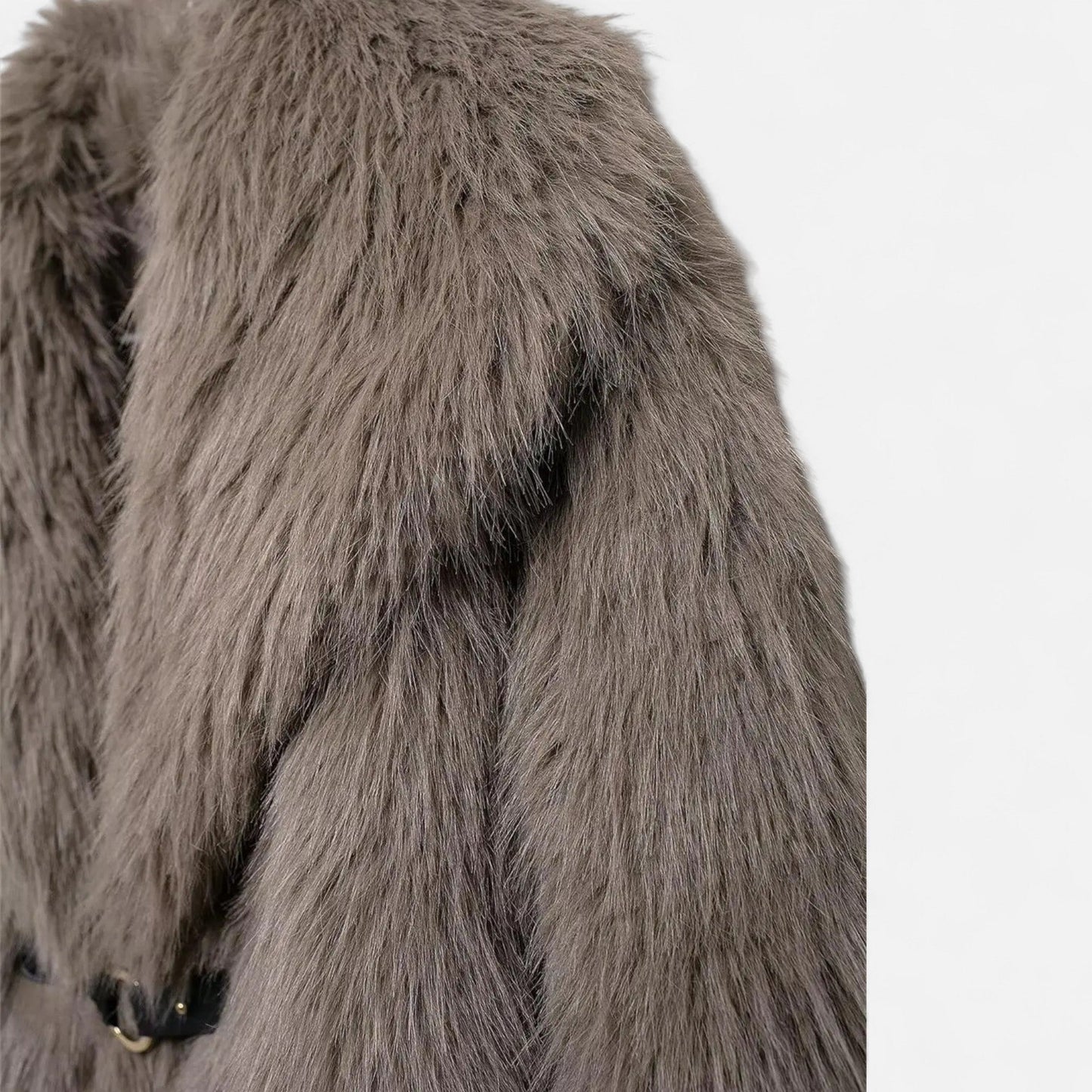 Plain Dept | Women’s Faux Fur Coat – Winter Street Elegance