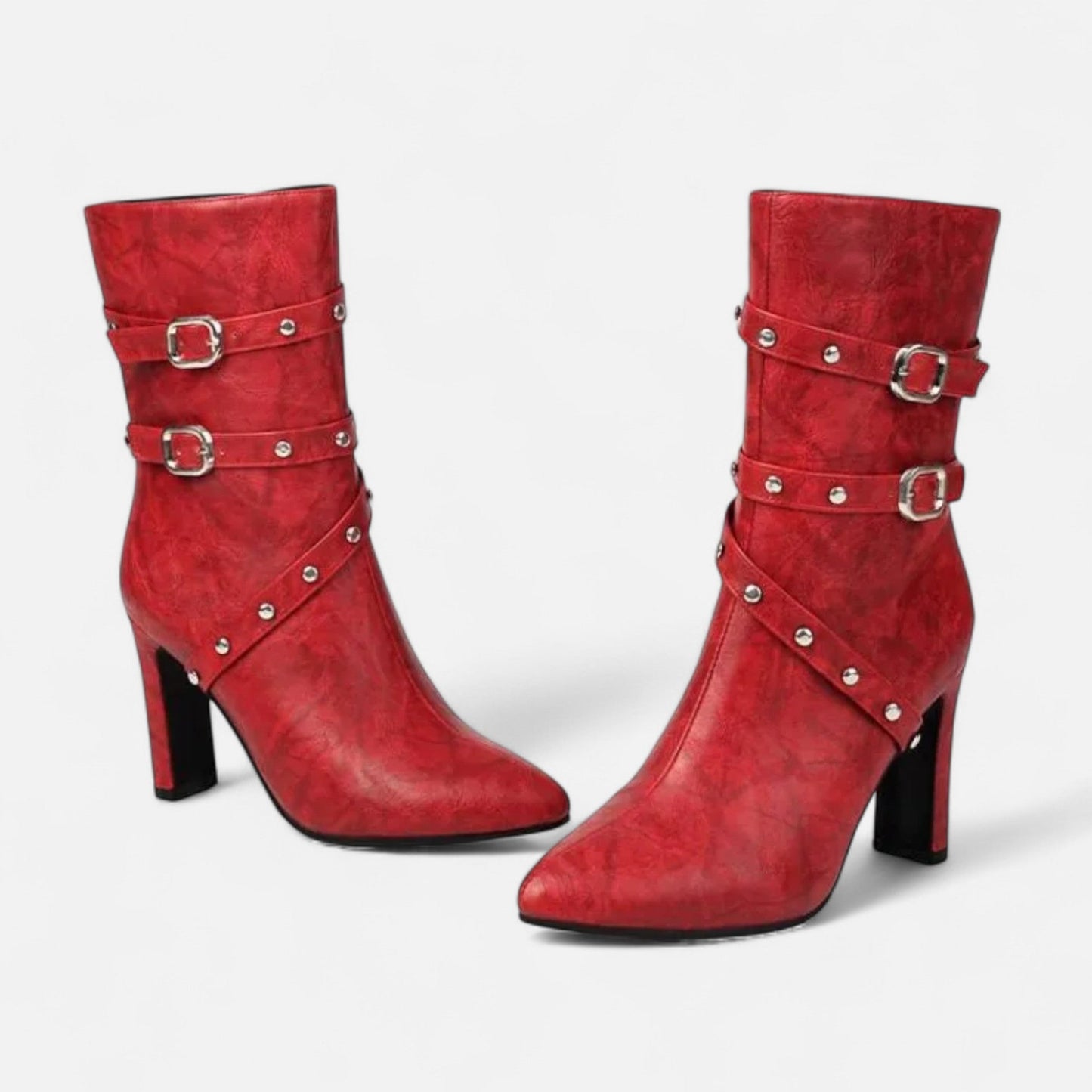 Plain Dept | Women’s Leather Ankle Boots – Winter Luxe Pointed Toe