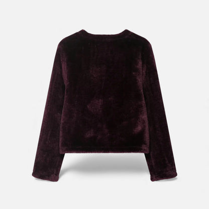 Plain Dept | Women’s Faux Fur Toggle Button Jacket