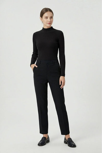 Caurelle | Women’s High Neck Stretch Knit Jumper