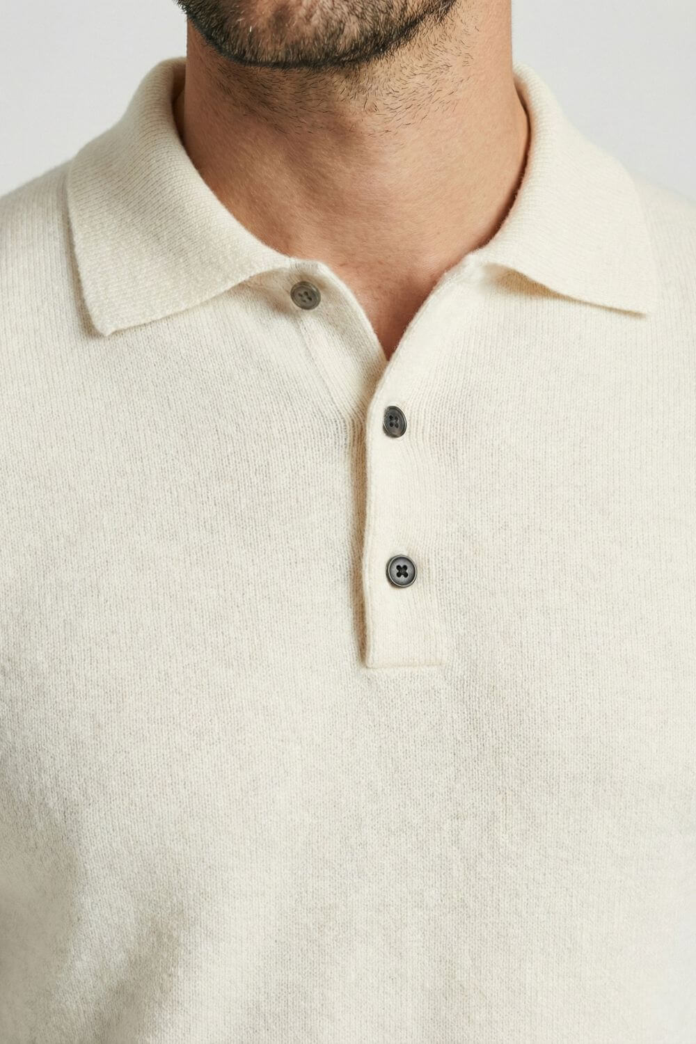 Caurelle | Men’s Long Sleeve Knitted Polo Jumper