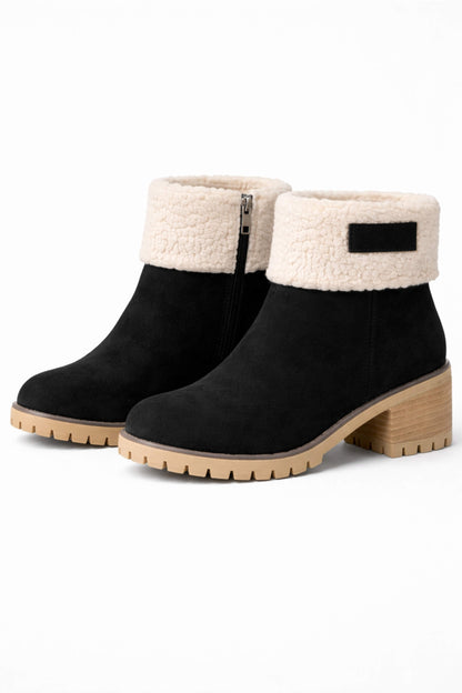 Caurelle | Women’s Shearling-Cuff Ankle Boots