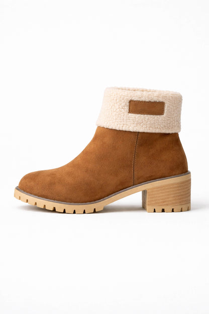 Caurelle | Women’s Shearling-Cuff Ankle Boots