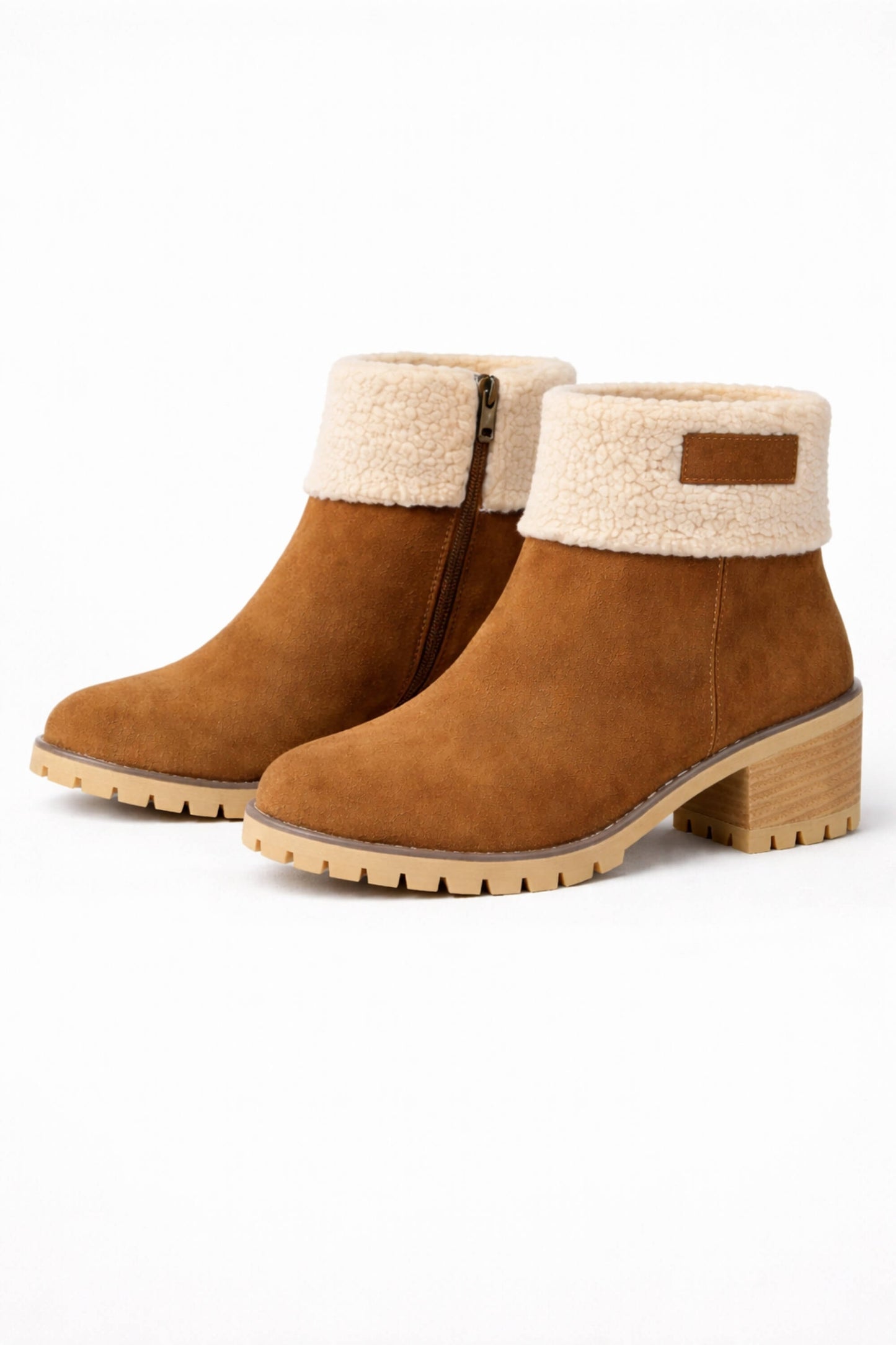 Caurelle | Women’s Shearling-Cuff Ankle Boots