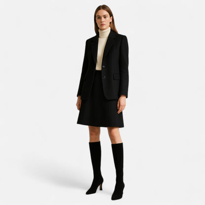 Plain Dept | Women’s Suede Thigh-High Heeled Boots