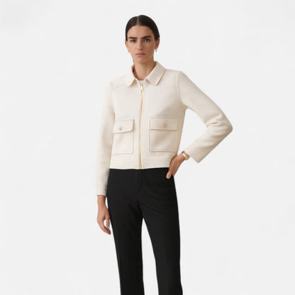 Plain Dept | Women’s Elegant Winter Zip Jacket