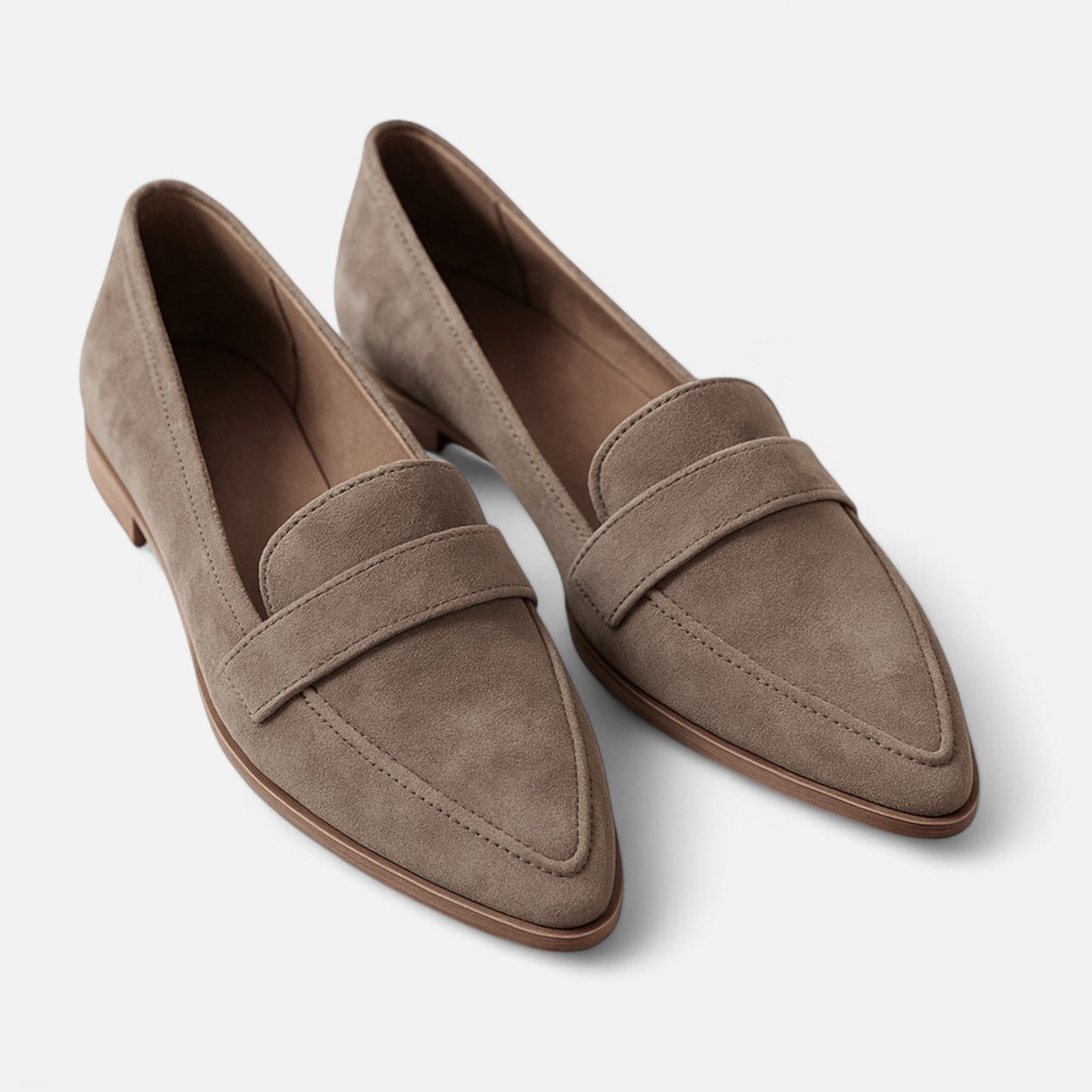 Plain Dept| Women’s Retro Pointed-Toe Loafers