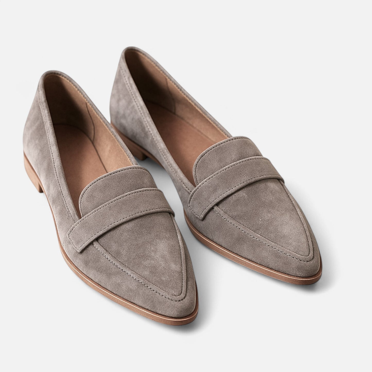 Plain Dept| Women’s Retro Pointed-Toe Loafers
