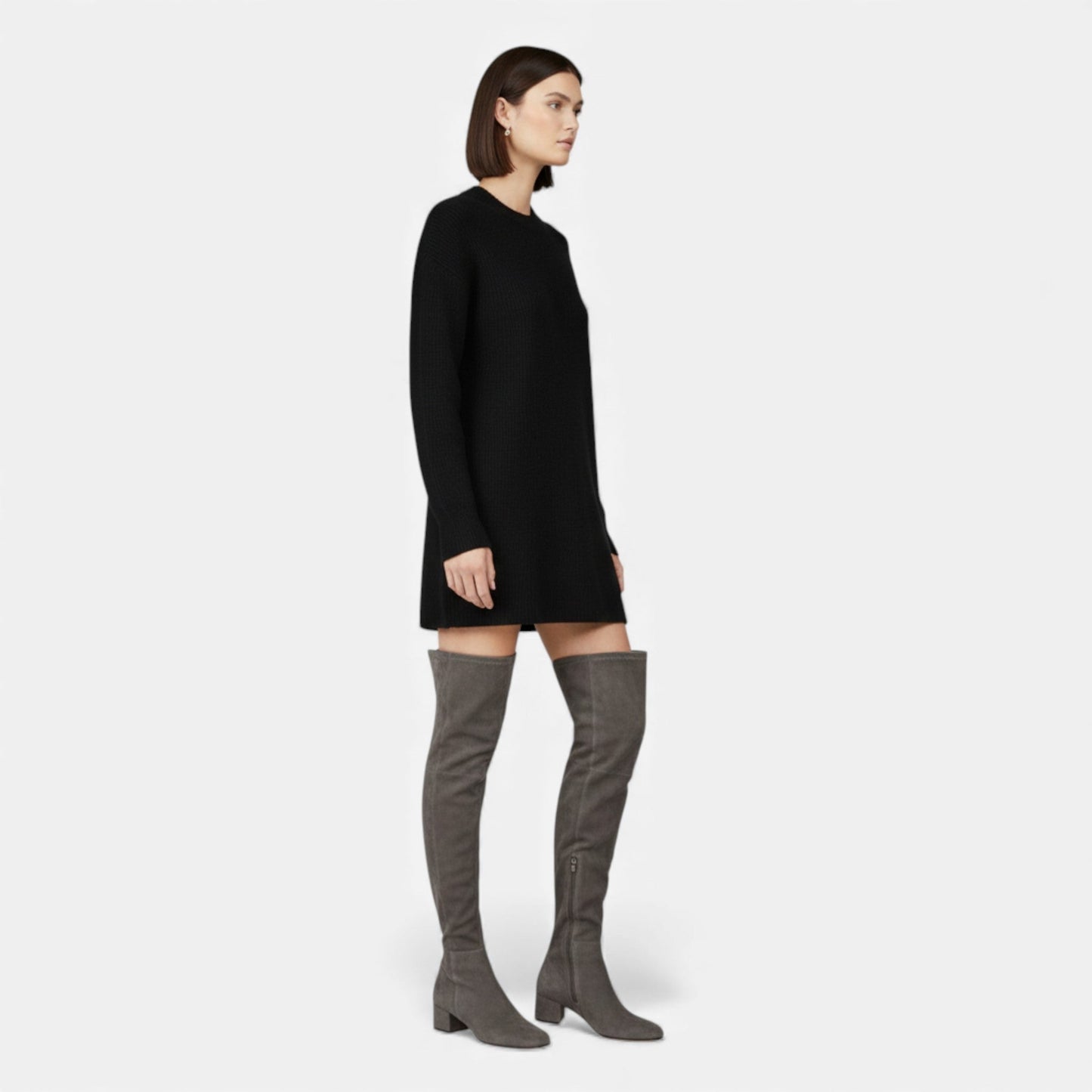 Plain Dept | Women’s Over-the-Knee Synthetic Suede Winter Boots
