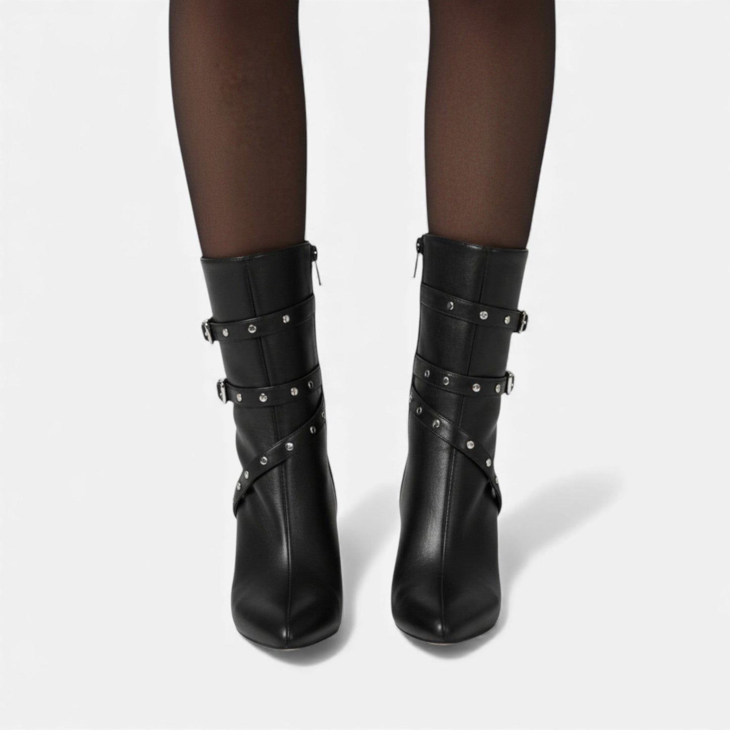 Plain Dept | Women’s Leather Ankle Boots – Winter Luxe Pointed Toe