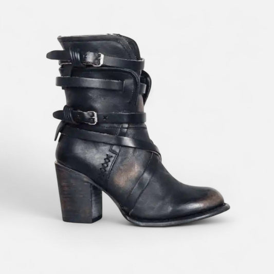 Plain Dept | Women’s Leather High-Knee Boots – Winter Heritage Elegance