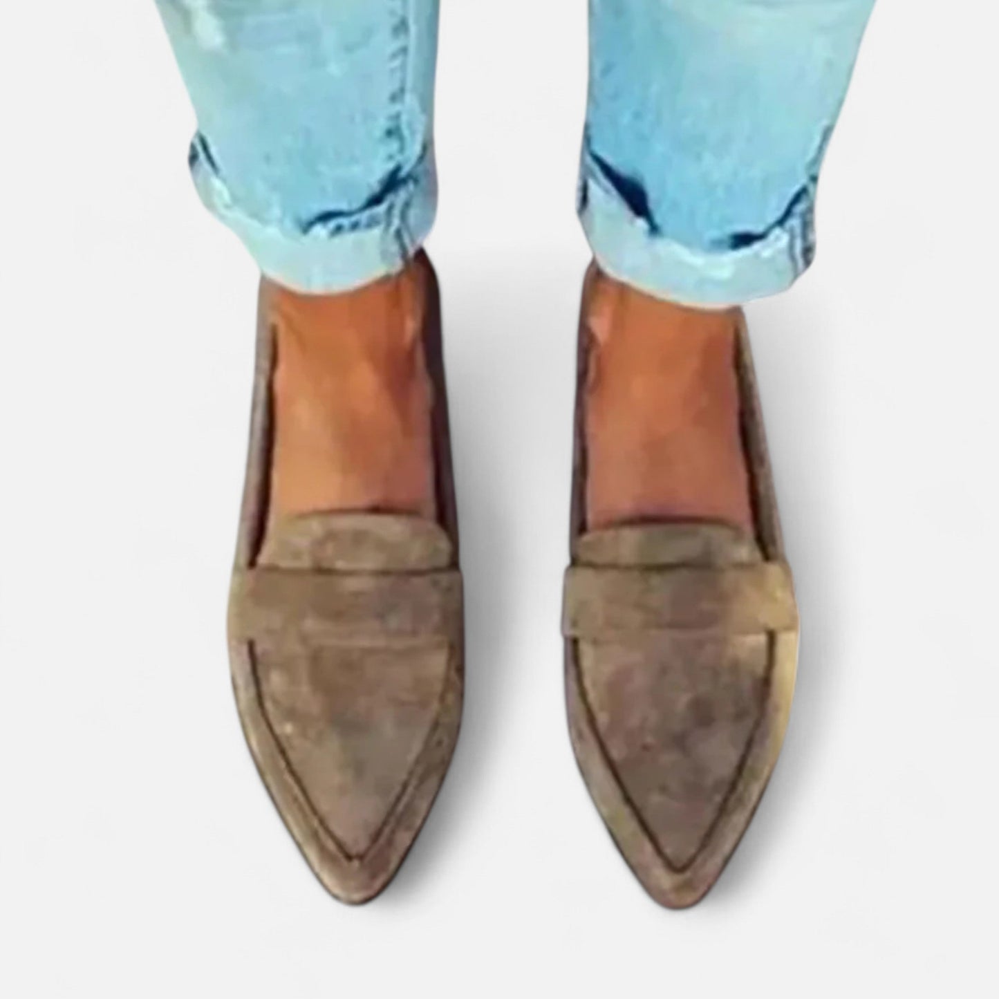 Plain Dept| Women’s Retro Pointed-Toe Loafers