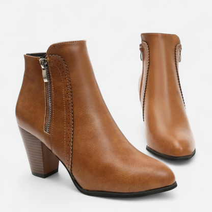 Plain Dept | Women’s Retro Zip-Heel Boots