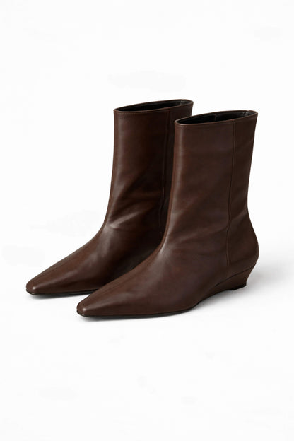 Caurelle | Women’s Slip On Ankle Boots with Refined Pointed Toe