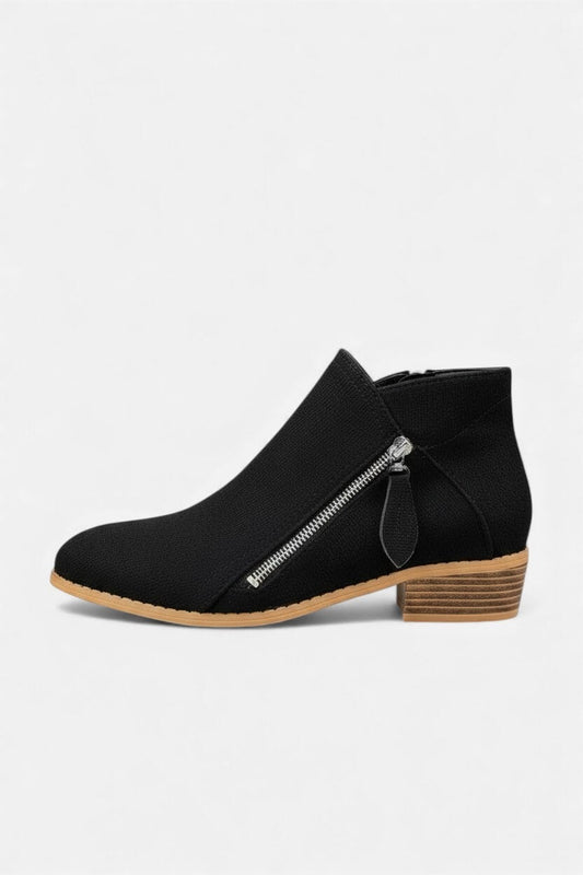 Caurelle | Women's Black Ankle Boots for Everyday Wear