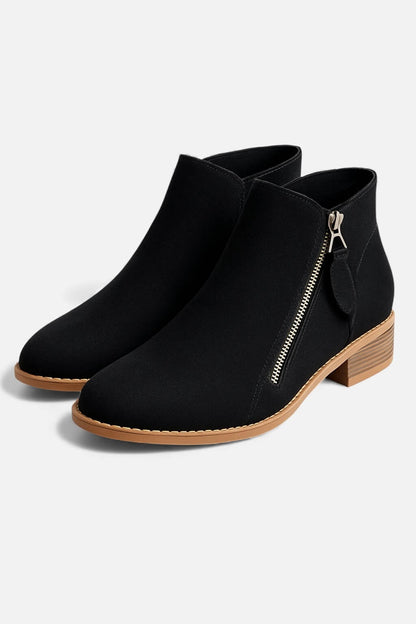 Caurelle | Women's Black Ankle Boots for Everyday Wear