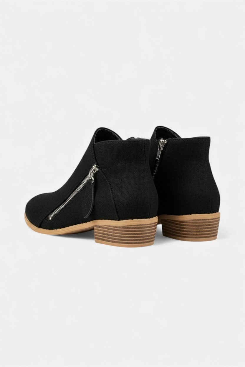 Caurelle | Women's Black Ankle Boots for Everyday Wear