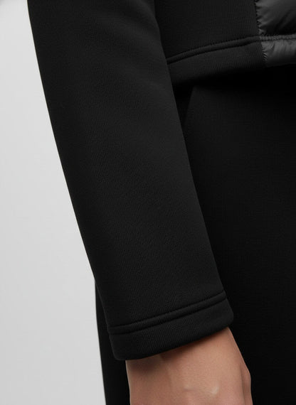 Caurelle | Women’s Black Puffer Jacket – Modern Warmth with Effortless Grace