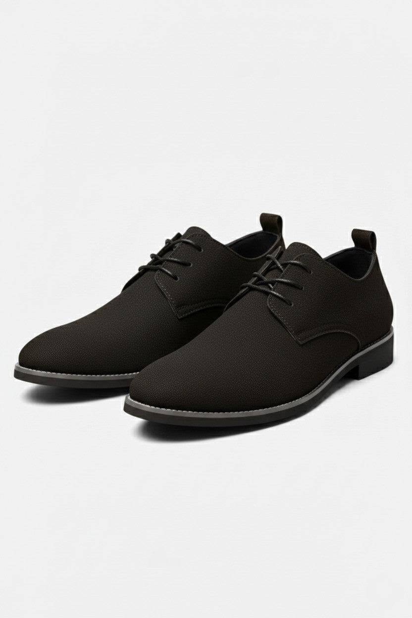 Men’s Casual Shoes – Suede Lace-Up Design