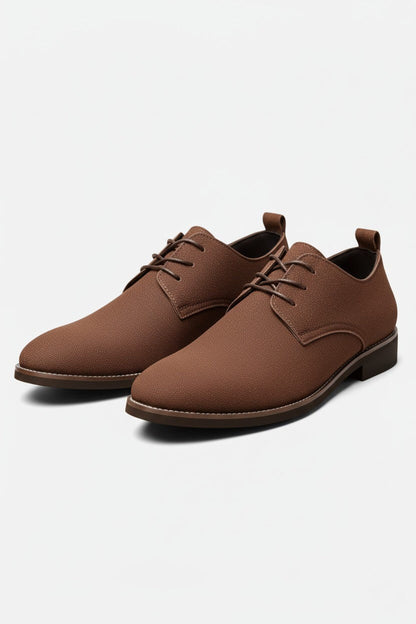 Men’s Casual Shoes – Suede Lace-Up Design