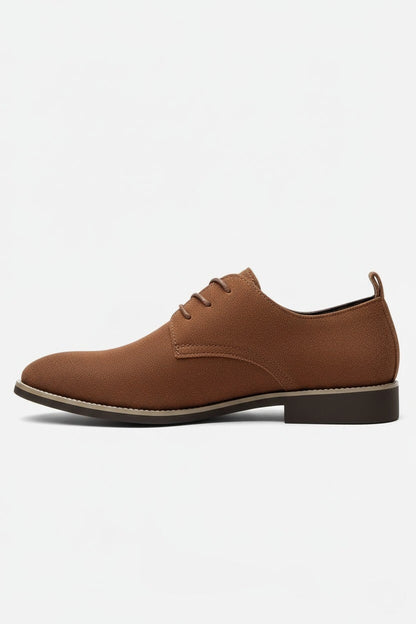 Men’s Casual Shoes – Suede Lace-Up Design