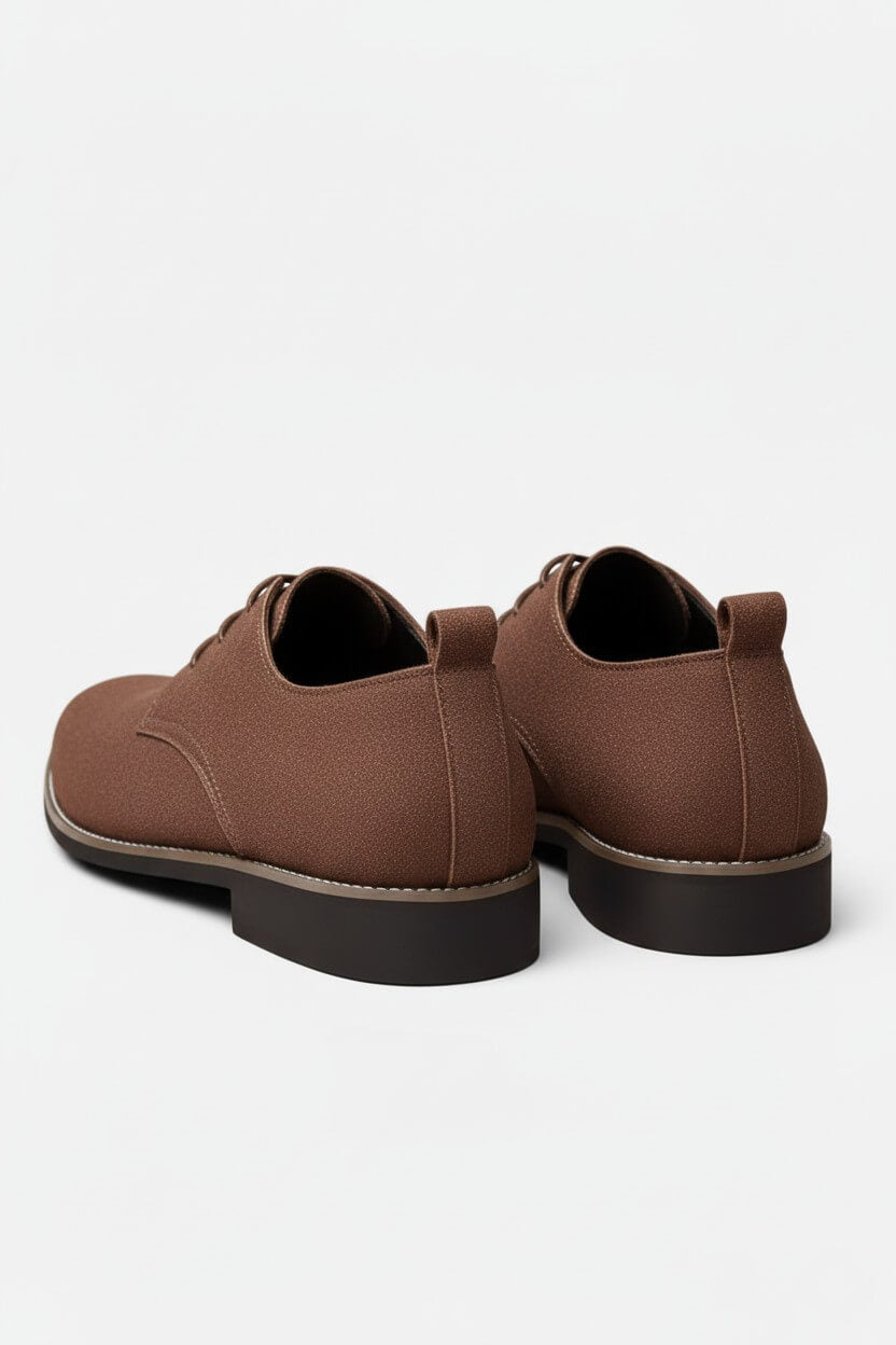 Men’s Casual Shoes – Suede Lace-Up Design