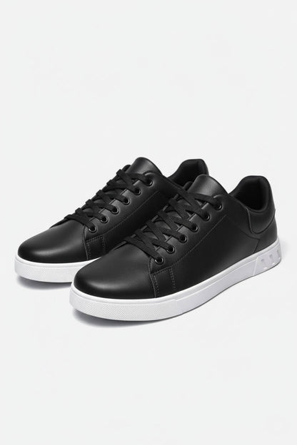 Men’s Casual Shoes – Lace-Up Solid Colour